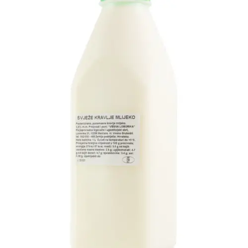Svježe kravlje mlijeko